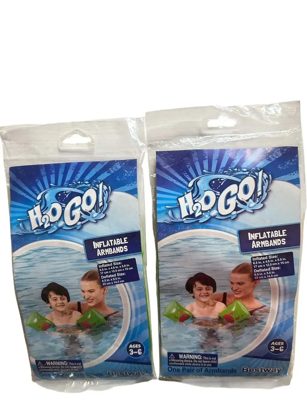 Bestway H2OGO! Inflatable Crab Swim Armbands for Kids Ages 3-6